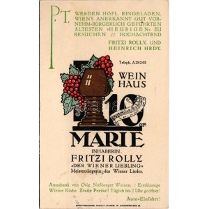 Wien, Vienna, Bécs; 10er Marie Weinhaus (Fritzi Rolly) Liebhartstal, Ottakringerstrasse Nr. 224. ...