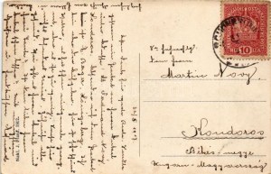 1917 Polanka nad Odrou (Ostrava), church, school, factory (fl)
