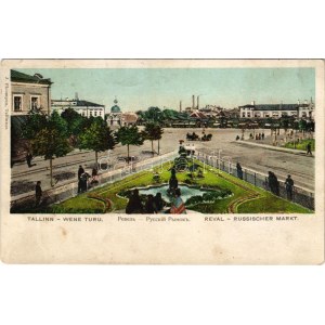 Tallinn, Reval; Wene Turu / Russischer Markt / Russian market. J. Ploompuu (fl)