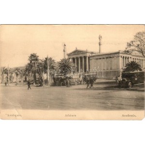 Athens, Athína, Athenes; Academie / academy, autobus (EM)