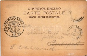 1902 Granica, railway station, bridge + 