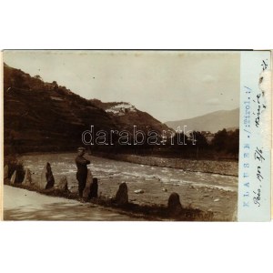 1900 Chiusa, Klausen (Südtirol); photo (gluemark) / Dr. Kenessey Aladár pécsi orvos levele feleségének Szántó (Szánthó...