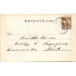 1900 Chiusa, Klausen (Südtirol); photo (gluemark) / Dr. Kenessey Aladár pécsi orvos levele feleségének Szántó (Szánthó...