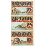 Venezia - Ed I Suoi 120 Dogi / The doges of Venice; a set of 24 unused lithographic postcards ...