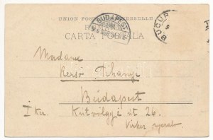 1900 Bucharest, Bukarest, Bucuresti, Bucuresci; Bulevardul Carol I., Palat al Ministerului de Razboi / street...