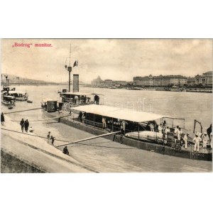 1907 K.u.K. Kriegsmarine Donauflottille / Császári és Királyi Haditengerészet Dunaflottilla Bodrog...