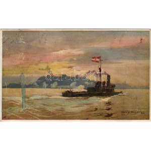 1916 Die Beschießung Belgrads durch den k.u.k. Donaumonitor Körös...