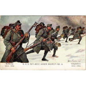 1916 Weltkrieg 1914-1916 - K.u.K. Inft.-Regt. Kaiser Wilhelm Nr. 34. Verlag K.u.K. Kmdo. der 27. Inf. Trp. Dion. ...