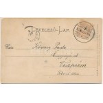 1899 (Vorläufer) Blaha Lujza és Sárika. Strelisky cs. és kir. udvari fényképész felvétele, dombornyomott...