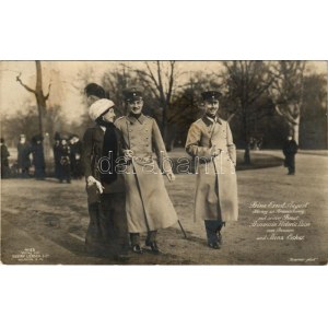 Prinz Ernst August, Herzog zu Braunschweig und Prinzessin Viktoria Luise von Preussen und Prinz Oskar...