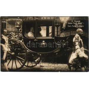1912 Wien, Vienna, Bécs; Kaiser Franz Josef I. und Erzh. Franz Ferdinand, XXIII. Eucharistischer Kongress. Verlag d...