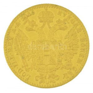 Ausztria 1915. Dukát Au Ferenc József utánveret (3,50g/0.986) T:XF (P) karc, kis ph. / Austria 1915. 1 Ducat Au ...