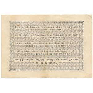 1848. 1Ft Kossuth bankó T:F folt, egyébként szép papír / Hungary 1848. 1 Forint Kossuth banknote C:F spotted...