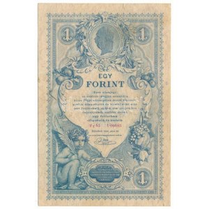 1888. 1Ft / 1G Tg 45 4.09695 T:F szép papír / Hungary 1888. 1 Forint / 1 Gulden Tg 45 4.09695 C...