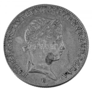 1846B 10kr Ag V. Ferdinánd T:AU,XF patina / Hungary 1846B 10 Kreuzer Ag Ferdinand V C:AU,XF patina Huszár...