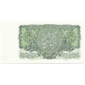 Csehszlovákia 1953. 5K három lyukkal perforált minta, KA 184643 T:UNC / Czechoslovakia 1953...