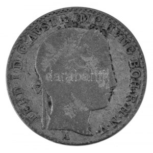 Ausztria 1848A 3kr Ag V. Ferdinánd T:XF patina / Austria 1848A 3 Kreuzer Ag Ferdinand V C:XF patina Krause KM...