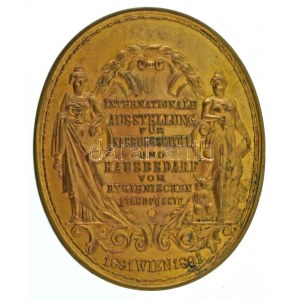Ausztria 1891. Internationale Ausstellung für Nahrungsmittel und Hausbedarf vom hygienischen standpunkte - 1891 Wien...