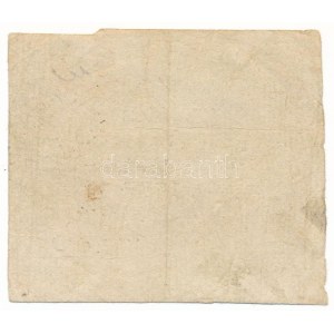 Komárom / Várbeli Hivatal 1849.04.06. 8kr I 255 T:F,VG / Hungary / Komárom / Castle Authority 1849. 8 Krajczár I 255...