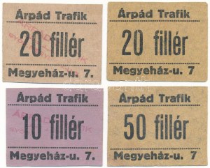 Győr ~1920. 10f + 20f (2xklf) + 50f 