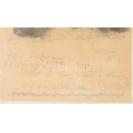 Rippl-Rónai József (1861-1927): Hölgy kalapban (Mrs. Hartmann), Vevey, 1915. Ceruza, akvarell, papír...