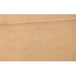 Rippl-Rónai József (1861-1927): Hölgy kalapban (Mrs. Hartmann), Vevey, 1915. Ceruza, akvarell, papír...