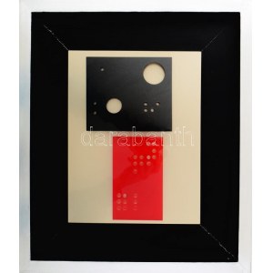 Schöffer, Nicolas (Miklós) (1912-1992): Resevad (1973). Kinetikus objekt, plexi, tükröződő lapon...