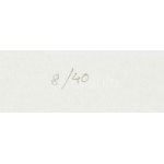 Mark (Márkus), Anna (1928-): Geometria, 1990. Szitanyomat, papír, jelzett, számozott (8/40). 45,5x34 cm ...