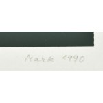 Mark (Márkus), Anna (1928-): Geometria, 1990. Szitanyomat, papír, jelzett, számozott (8/40). 45,5x34 cm ...