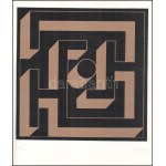 Bak Imre (1939-2022): Geometrikus kompozíció (cím nélkül), 1982. Szitanyomat, papír, jelzett. Számozott: 41/130...