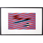 Laloy, Yves (1920-1999), francia művész: Kompozíció. Szitanyomat, papír, jelzett, 23,5x37,5 cm / Screenprint on paper...
