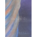 Balla Attila (1959-): Az állatidomár, 1985. Vegyes technika, karton, jelezve jobbra lent: Balla 85. 46x66,5 cm...
