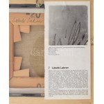 Lakner László (1936-): Max Ernst Fragmente (Max Ernst töredékek), 1980. Olaj, vászon, jelzett a hátoldalán...