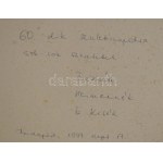 Kokas Ignác (1926-2009): Út befelé. Gouache, akril, papír. Jelezve balra lent: Kokas I...