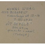 Kokas Ignác (1926-2009): Út befelé. Gouache, akril, papír. Jelezve balra lent: Kokas I...