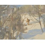 Csáki-Maronyák József (1910-2002): Svájci táj. Olaj, vászon. Jelezve jobbra lent. Fakeretben. 80x100 cm...