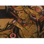 Xantus Gyula (1919-1993): Faunok délutánja. Akril, farost. Jelezve jobbra lent...