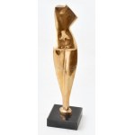 Alexander Archipenko (1887 - 1964): Torso. Bronz, márvány talapzaton, jelzett: Archibenko 1922, m...