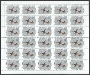 2002-2003 A magyar vadvilágért kiadatlan 2 db teljes ív 