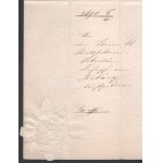 1860 Buda (Ofen), főkormányzósági titkári kinevezés ribári Ribáry József (1825-1901) jogász...