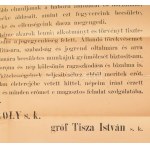 1916 november 21. IV. Károly Népeimhez c. proklamációjának nagyméretű plakátja...