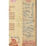 1936 Kolozsvár, Az Erdélyi Szépmíves Céh által ajándékozott díszoklevél, Gróf Bánffy Miklós, Kemény János...