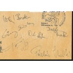 2000 Az ezüstérmes magyar női kézilabda-válogatott tagjainak aláírásai XXVII. Nyári Olimpiai Játékok Sydney FDC...