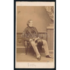 cca 1860-1865 Edward Smith-Stanley, 14th Earl of Derby (1799-1869) brit államférfi, konzervatív politikus...