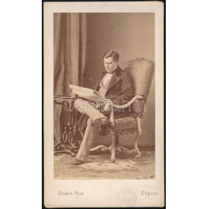 cca 1860 Alexandre Colonna-Walewski (1810-1868) gróf, lengyel-francia politikus, diplomata portréja...