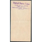 cca 1910 United States Lines Európa Amerika...
