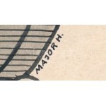 Major Henrik (1890-1948): Modiano szivarka (rekám- vagy plakátterv). Tus, papír, jelzett, 26,5x18...