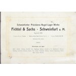 cca 1910 Schweinfurter Präzisions- Kugel-Lager-Werke Fichtel &amp; Sachs Schweinfurt a. M. Fichtel &amp...