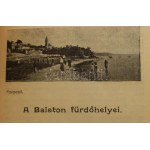 A Balaton és vidéke. Eggenberger-féle utikönyvek III-IV. Bp.,(1909,Eggenberger (Hoffmann és Vastagh), (Arad...