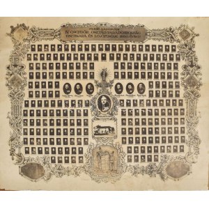 1930 A m. kir. kaposvári IV. csendőr osztályparancsnokság tisztikara és legénysége 1930. évben. Nagyméretű tablófotó ...